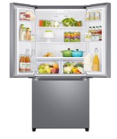 מקרר טריפל 3 דלתות מקפיא תחתון 570 ליטר Samsung RF57C5100SL עם התקן שבת מובנה - גימור פלטינום סטיל