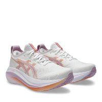 Asics Gel Nimbus 27 Women White Light Ube אסיקס נימבוס 27 לנשים צבע לבן משולב