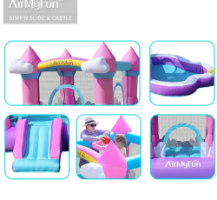מתנפח הטירה הסגולה עם בריכת כדורים D82078 מבית Doctor Dolphin