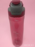 בקבוק שתיה בצבע בורדו Contigo AUTOSEAL® Chug 720ml