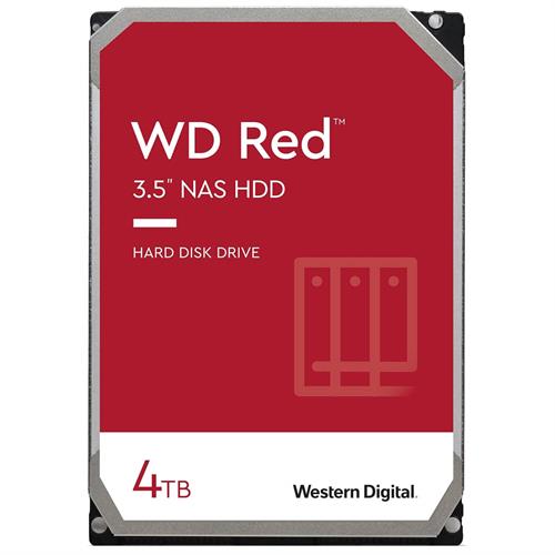 WD HDD 4TB 256MB SATA3 Red NAS 24/7 3.5