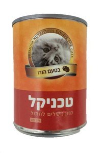 שימורים לחתולים טכניקל הודו 374 גרם - TECHNICAL TURKEY 374G