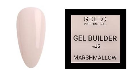 ג'ל בנייה GELLO מקצועי  | 15 גרם |   MARSHMALLOW