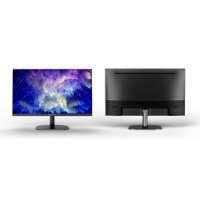 מסך LED 24 אינץ' Miracase MD24IST – שני מסכים שחורים המוצגים מלפנים ומאחור על רקע לבן