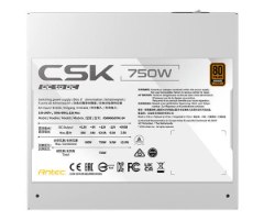 ספק כוח לבן ANTEC CSK 750DC Non-Modular 750W 80 PLUS Bronze 120MM