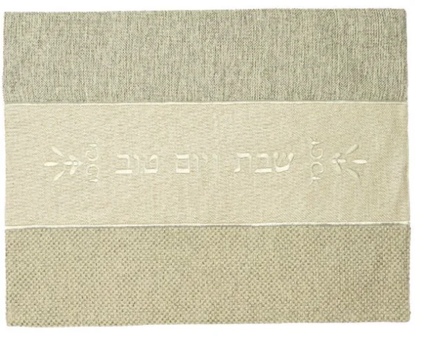 כיסוי לחלות בד עבה פשתן חום