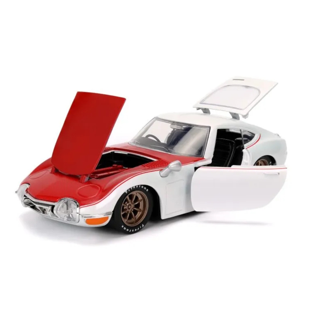 טיוטה 1967 Toyota 2000 GT מבית JADA Pink Slips קנה מידה 1:24