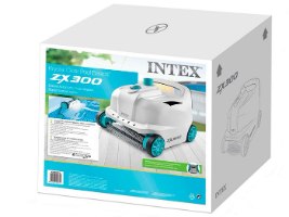 רובוט מטפס/שואב אוטומטי INTEX המנקה לכלוך ואבק מקרקעית וקירות הבריכה ZX300 דגם 28005