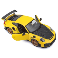 מאיסטו - דגם מכונית פורשה גי טי 3 צהובה - 1:24 Maisto Porsche 911 GT2 RS