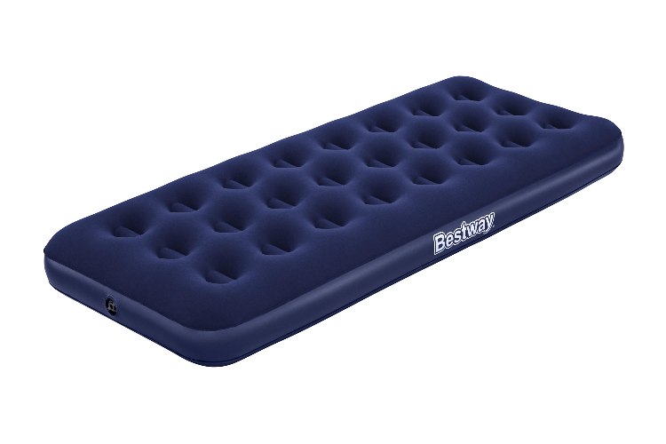 מזרן קטיפה ליחיד כחול| 185X76X22 | דגם 67000 | מבית BESTWAY | קפיץ קפוץ