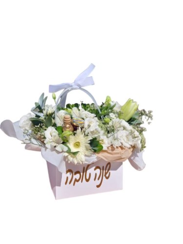 סידור פרחים בתיק מקט 264