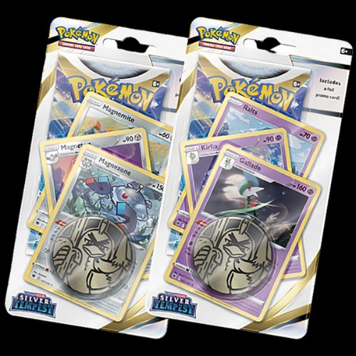 קלפי פוקימון סט 2 יח' פרימיום בליסטר Pokemon TCG: Sword & Shield 12 Silver Tempest Premium Blister