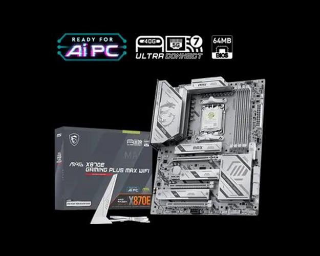 לוח אם MAG X870E GAMING PLUS MAX WIFI MSI