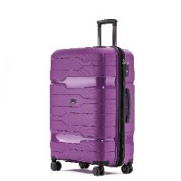 סט 2 מזוודות חזקות במיוחד TESLA POLYPROPYLENE - צבע סגול