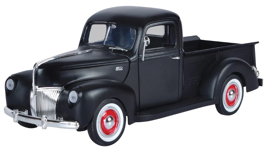 דגם פורד Black 1940 Ford Pickup בקנה מידה 1:18 – דגם אספנות איכותי מוטורמקס| Motormax