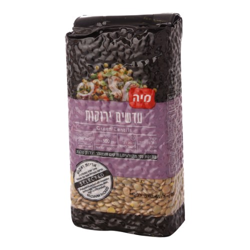 עדשים ירוקות בוואקום