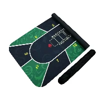 טופ לפוקר- גומי עד 10 שחקנים 180*90*0.3 ירוק כולל תיק נשיאה
