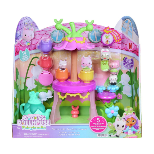 בית הבובות של גבי - סט משחק מסיבת תה פיות - GABBY'S DOLLHOUSE 3688H