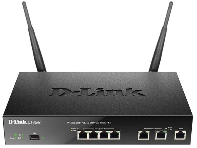 D-Link VPN Wireless Business router 2X WAN, 4X GBL AC1200 Dual Band
