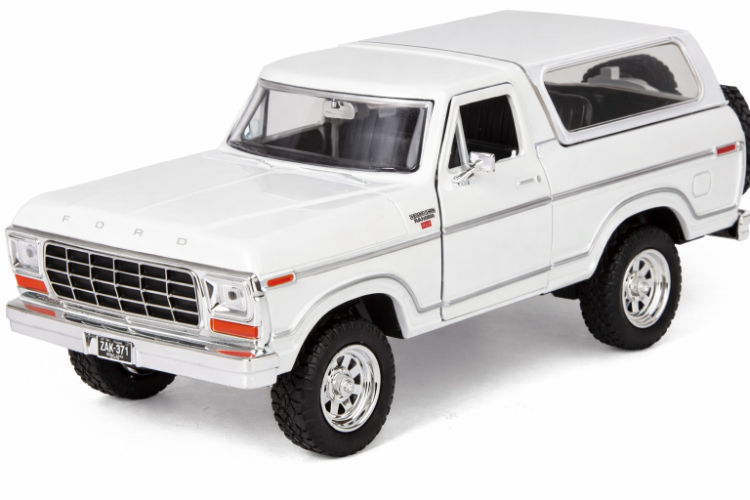 מוטורמקס פורד ברונקו 1:24 – דגם אספנות איכותי Motormax 1978 Ford Bronco