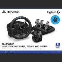 ערכת הגה מרוצים עם דוושות G923 SE Trueforce + ידית הילוכים Logitech Driving Force - לקונסולת PS4/PS5