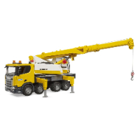 משאית סקניה מנוף ליבהר - Bruder Scania Super 560R Liebherr 03571