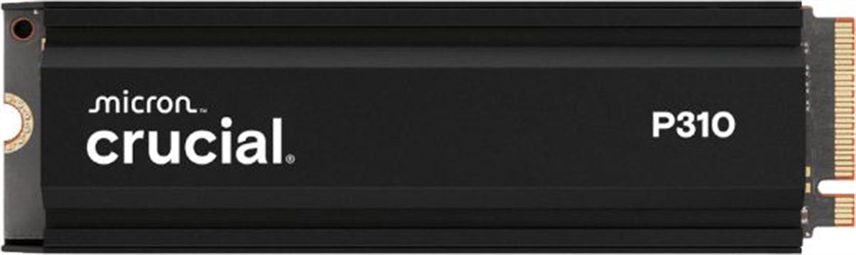 דיסק פנימי Crucial P310 1TB PCIe Gen4 NVMe 2280 M.2 SSD Heatsink