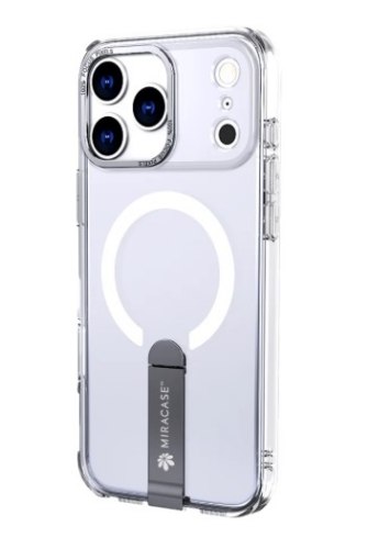 קייס שקוף לטלפון נייד מירקייס דגם Mirastand עבור iPhone 17 Pro