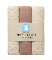 שלישיית חיתולי פלנל - דוגמאות שונות