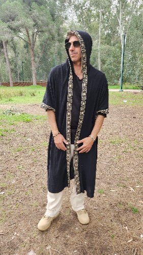 קימונו שחור לגברים לפסטיבל
