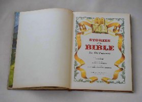 סיפורי התנ"ך באנגלית, איורים מרהיבים של נואל דופורט, וינטאג' 1954