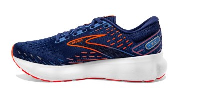 BROOKS | ברוקס - נעלי ריצה גברים 2E Glycerin 20 כחול כתום | ברוקס גברים