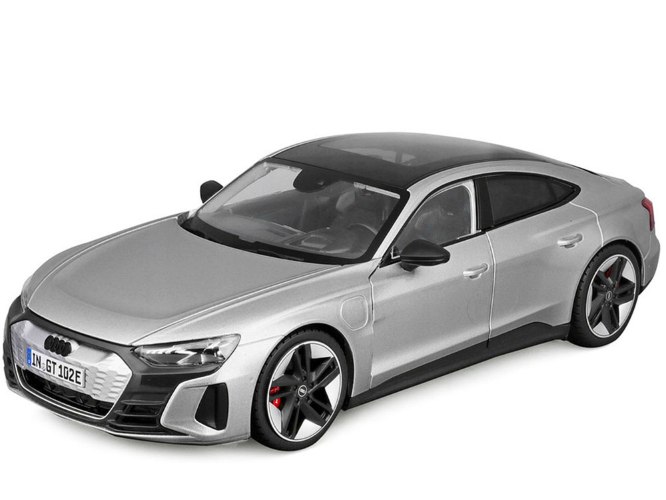 דגם מכונית בוראגו אפור Audi RS e-tron GT 1:18 Bburago