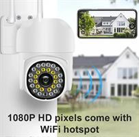 שתי מצלמות אבטחה חכמות Zeero WiFi לבית ולעסק
