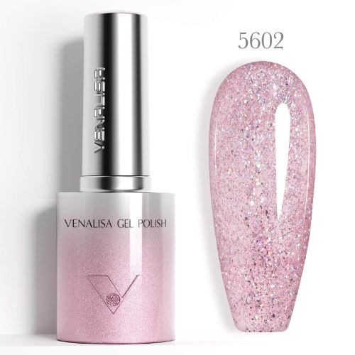לק ג'ל VENALISA ונליסה 10 מ"ל - 5602 Glitter