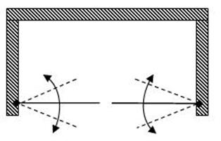 מקלחון חזית שתי כנפיים + פסים 303063