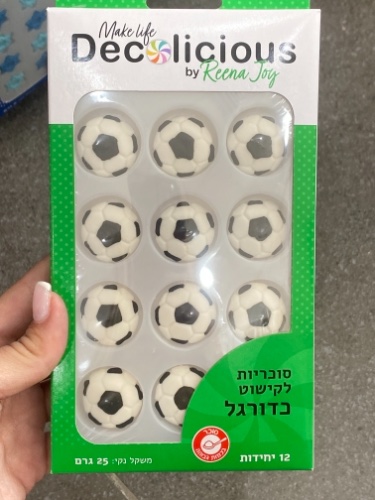 בצק סוכר כדורגל