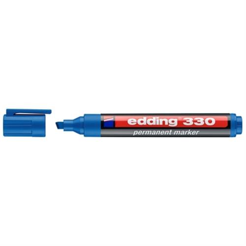 טוש פרמננט 330 טיפ קטום 1-5 מ"מ תכלת אדינג edding