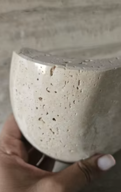 חוות דעת - מנורת קיר אבן טבעית טרוורטין אפ דאון Wabi-Sabi