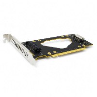 Expansion Card PCIe5.0 x16 to 2xU.2 (SFF-8639) + MCIO x8