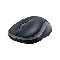 עכבר אלחוטי Logitech M185 צבע שחור/אפור