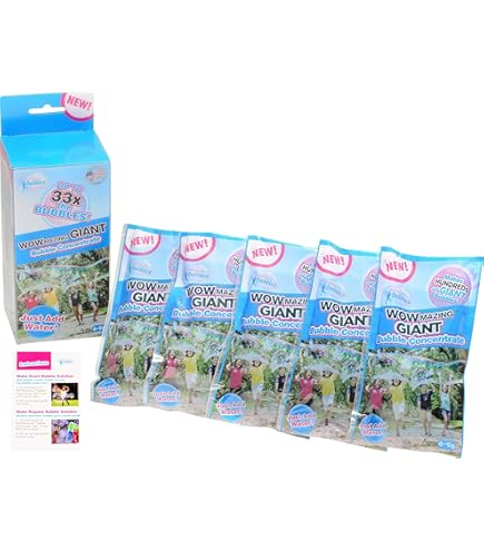 ערכת מילוי של תוסף בועות סבון ענקיות - Giant Soap Bubbles Additive Refill Kit