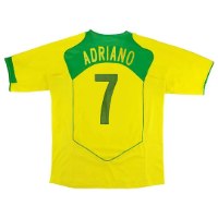 Brazil Home Shirt 2004 - Adriano