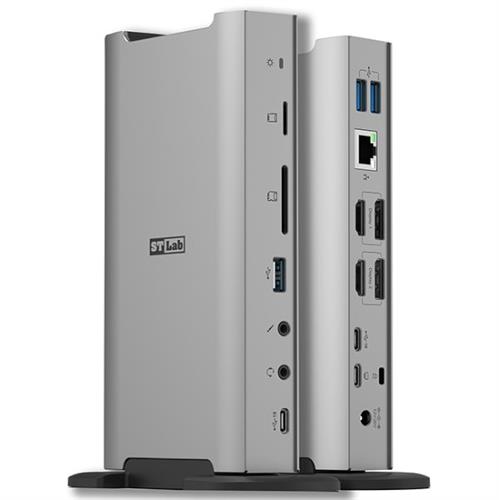 תחנת עגינה ST-LAB U-2630 USB 10G HDMI+DP DUAL 4K 100W DP Type-C