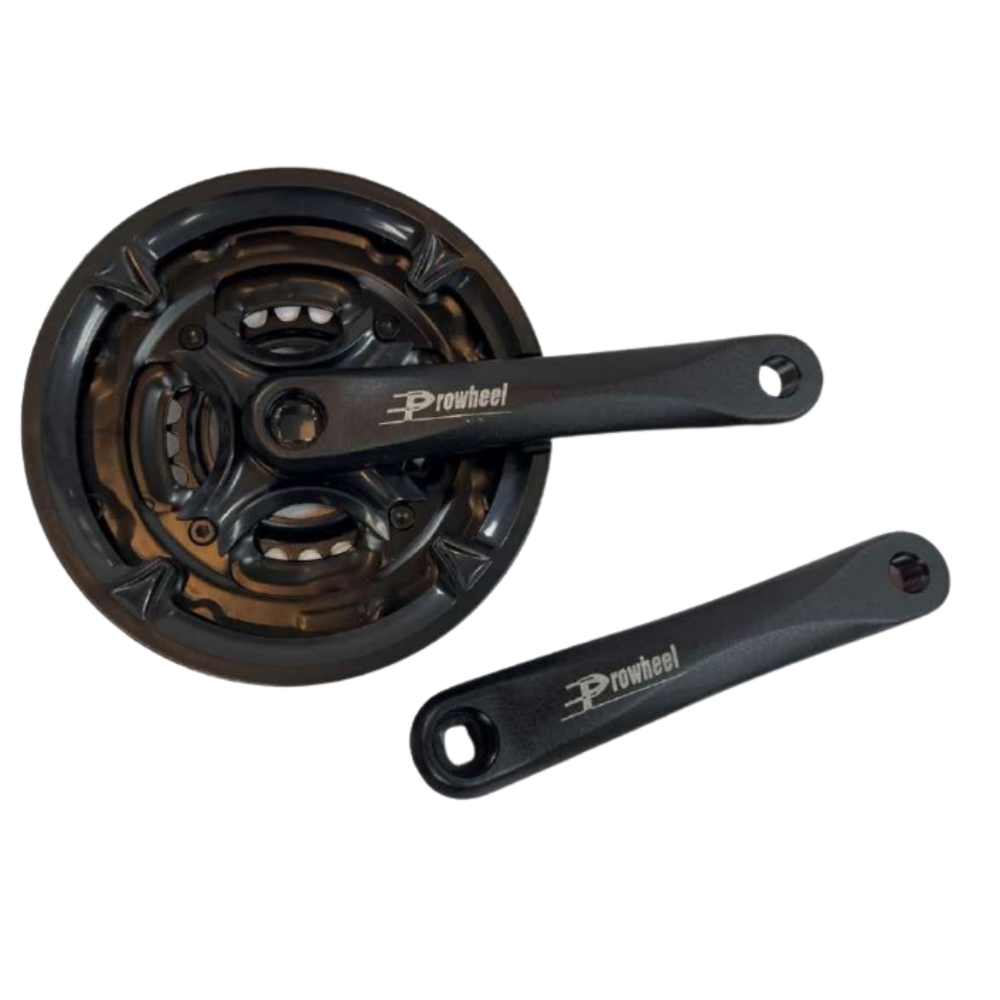 סט קראנק אלומיניום לאופני הרים PROWHEEL Mountain Crank Set 3 Speed