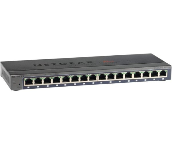 מתג מנוהל לייט Netgear 16 Port Gigabit switch rackmount