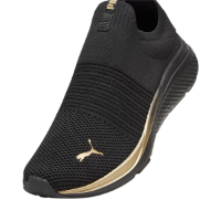Puma Softride Pro Echo Slip Metal Women's Running Shoes נעלי פומה לנשים סליפ און שחור זהב