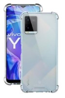 כיסוי שקוף עבור Miracase Vivo Y21/Y33 – מגן שקוף בעל פינות מחוזקות סביב טלפון חכם לבן