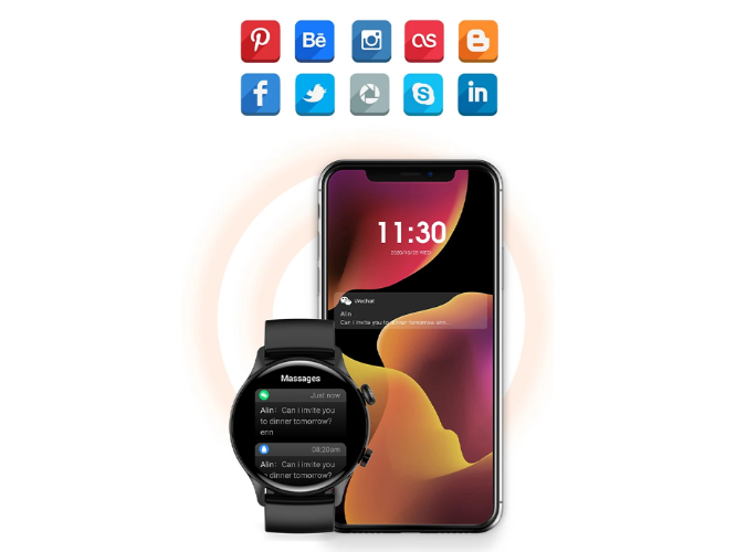 COLMI i30 דגל Smartwatch גברים 1.36 אינץ AMOLED 390*390 מסך תמיכה תמיד על חכם תצוגת IP68 עמיד למים