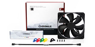 NOCTUA NF-S12A PWM CH.BK.S CHROMAX.BLACK.SWAP 120MM FAN